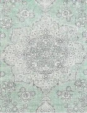 Grön Persien Persisk vintage matta 250 x 201 cm - view 3