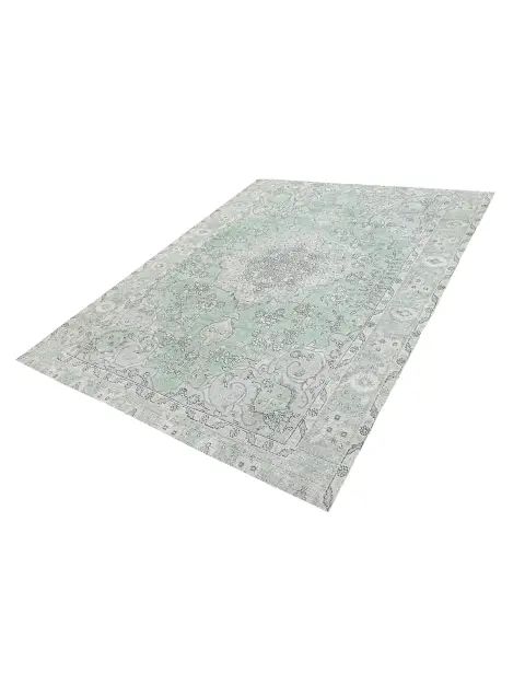 Grønn Persia Persisk vintage teppe 250 x 201 cm - view 1