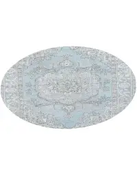 Blau Persien Persischer Vintage Teppich 201 x 201 cm - view 1
