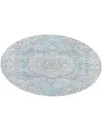 Blau Persien Persischer Vintage Teppich 201 x 201 cm - view 2
