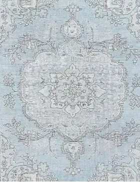 Blau Persien Persischer Vintage Teppich 250 x 201 cm - view 3