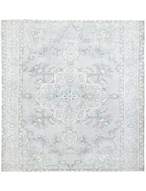 Harmaa Persia Persialaiset vintage matot 198 x 198 cm