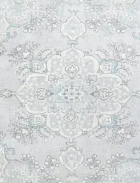 Grau Persien Persischer Vintage Teppich 198 x 198 cm - view 3