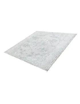 Grau Persien Persischer Vintage Teppich 198 x 198 cm - view 1