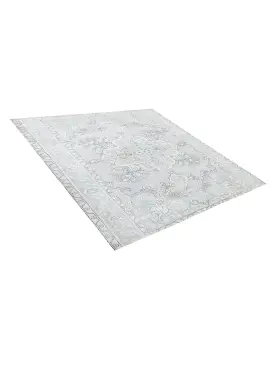 Grau Persien Persischer Vintage Teppich 198 x 198 cm - view 2