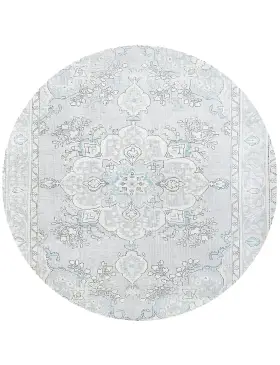 Grau Persien Persischer Vintage Teppich 198 x 198 cm