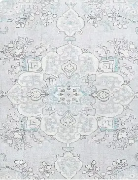 Grau Persien Persischer Vintage Teppich 198 x 198 cm - view 3