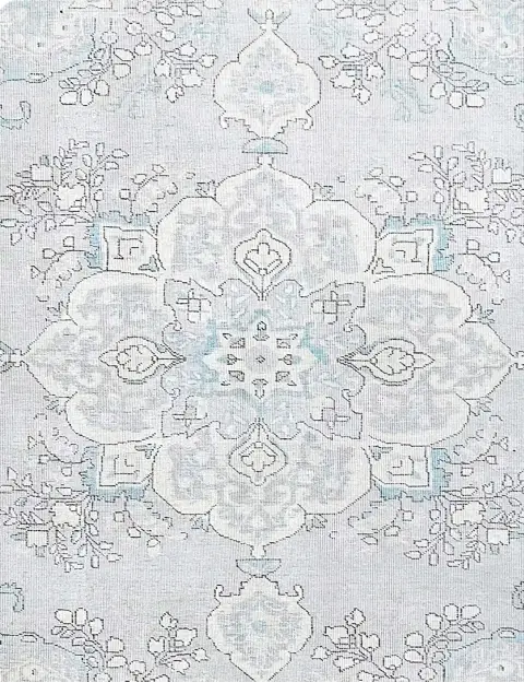 Grigio Persiano Tappeto vintage persiano 198 x 198 cm - view 3