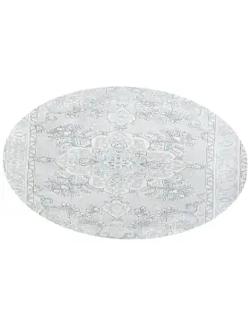 Grau Persien Persischer Vintage Teppich 198 x 198 cm - view 2