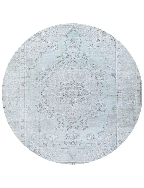Blau Persien Persischer Vintage Teppich 197 x 197 cm