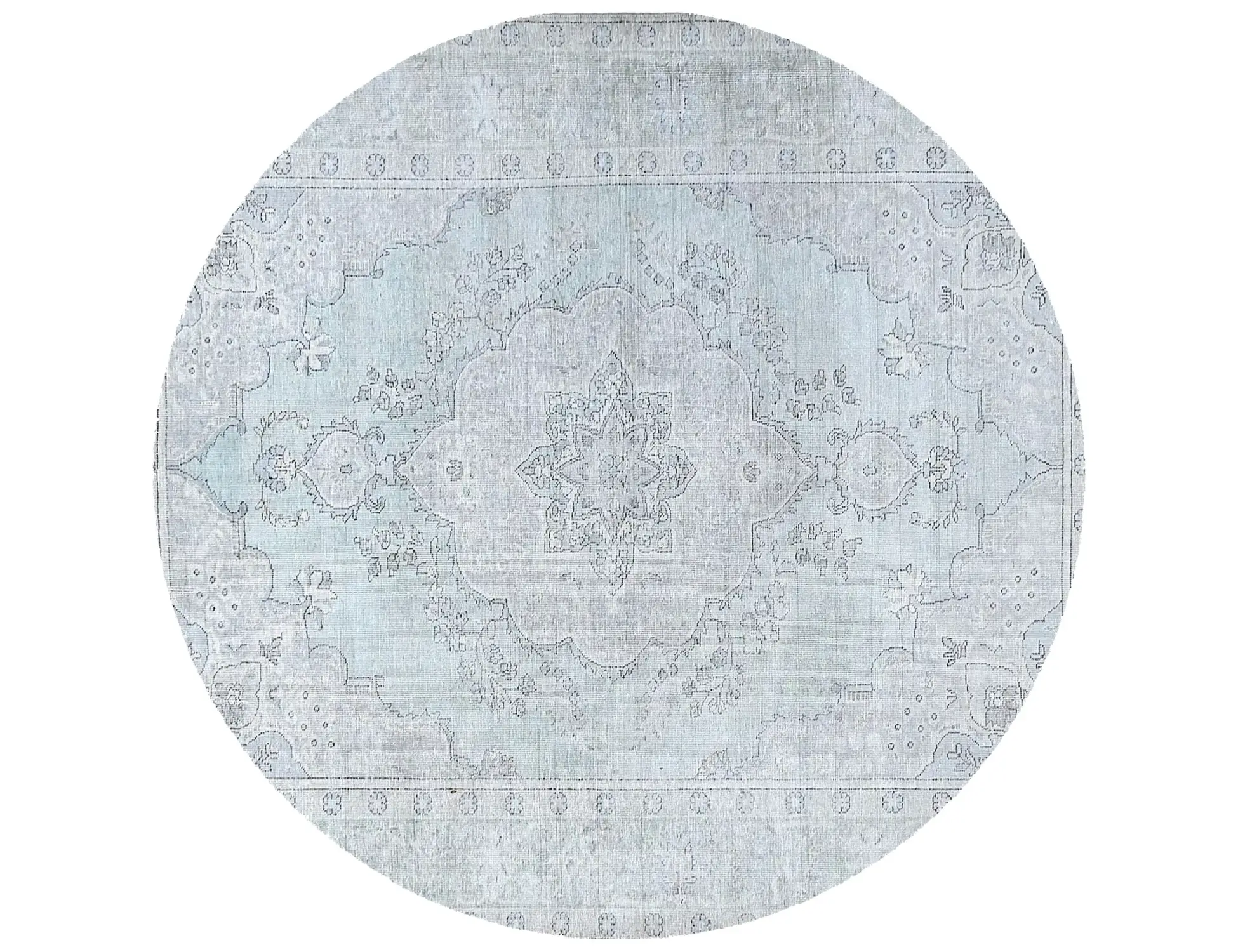 Blue Persia Persian Vintage Carpet 197 x 197 cm