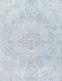 Blau Persien Persischer Vintage Teppich 197 x 197 cm - view 3