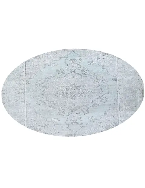Blau Persien Persischer Vintage Teppich 197 x 197 cm - view 1