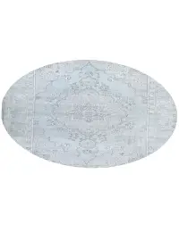 Blau Persien Persischer Vintage Teppich 197 x 197 cm - view 2
