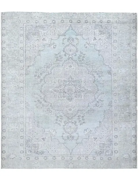 Blå Persia Persisk vintage teppe 250 x 197 cm