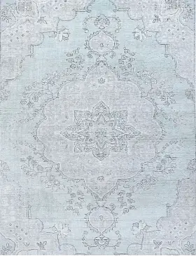 Bleu Persan Tapis Persan vintage 250 x 197 cm - view 3