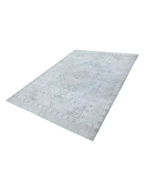 Blå Persia Persisk vintage teppe 250 x 197 cm - view 1