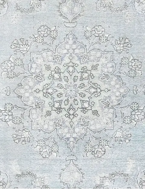 Blau Persien Persischer Vintage Teppich 204 x 204 cm - view 3