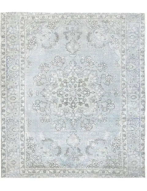 Bleu Persan Tapis Persan vintage 250 x 204 cm