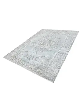 Blå Persien Persisk vintage matta 250 x 204 cm - view 1