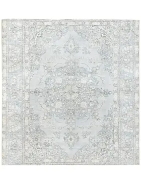 Blau Persien Persischer Vintage Teppich 203 x 203 cm
