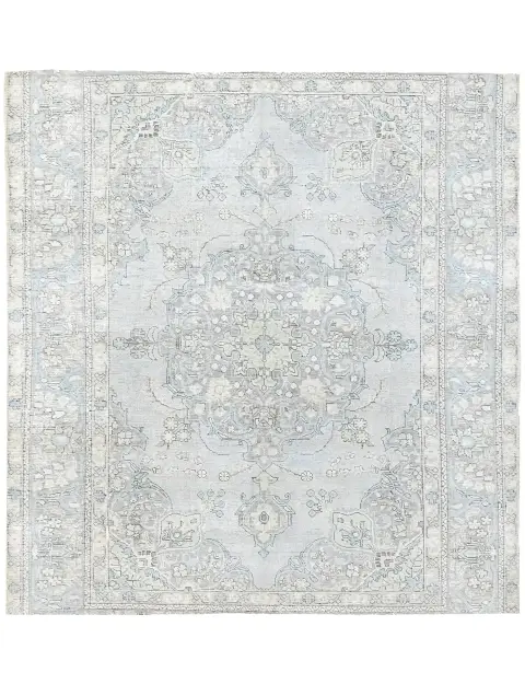 Blau Persien Persischer Vintage Teppich 203 x 203 cm