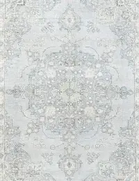 Blau Persien Persischer Vintage Teppich 203 x 203 cm - view 3