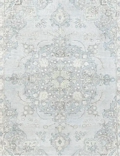Blau Persien Persischer Vintage Teppich 203 x 203 cm - view 3