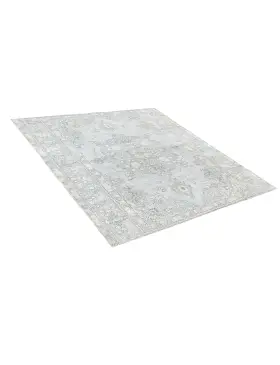 Blau Persien Persischer Vintage Teppich 203 x 203 cm - view 2