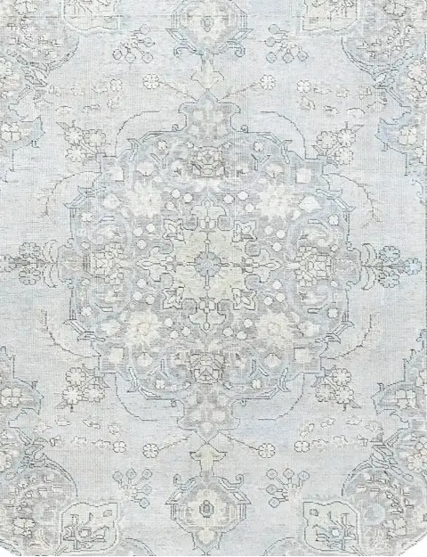 Sininen Persia Persialaiset vintage matot 203 x 203 cm - view 3