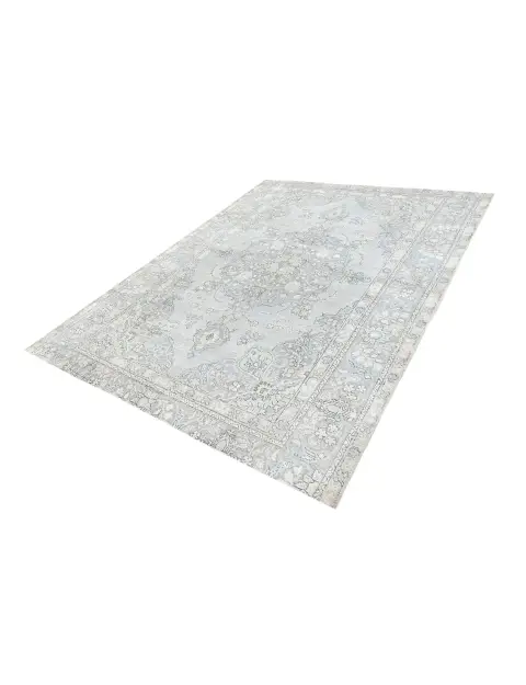 Blau Persien Persischer Vintage Teppich 250 x 203 cm - view 1