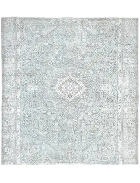 Blau Persien Persischer Vintage Teppich 197 x 197 cm