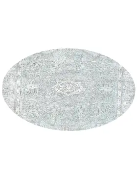 Blu Persiano Tappeto vintage persiano 197 x 197 cm - view 2