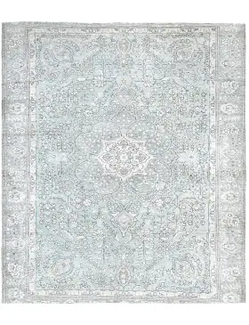 Blau Persien Persischer Vintage Teppich 250 x 197 cm