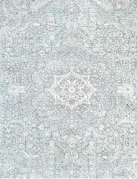 Blau Persien Persischer Vintage Teppich 250 x 197 cm - view 3