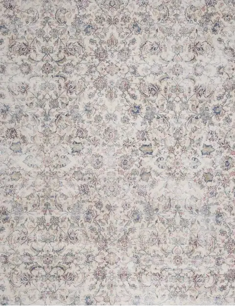 Grå Pakistan Persisk vintage matta 300 x 300 cm - view 3