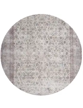 Grau Pakistan Persischer Vintage Teppich 300 x 300 cm