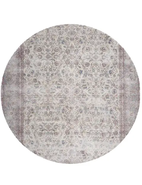 Grau Pakistan Persischer Vintage Teppich 300 x 300 cm