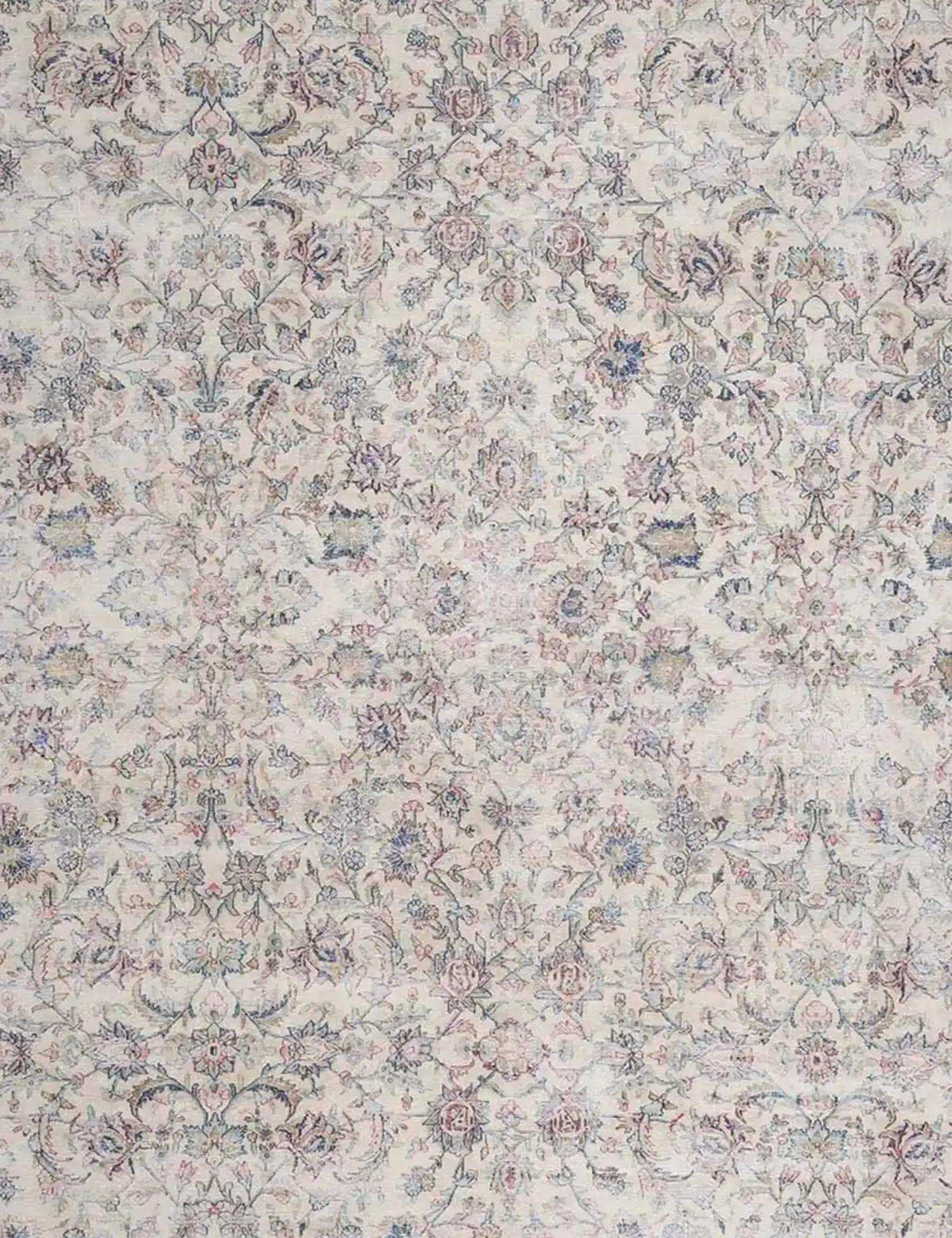 Grey text_origin_4 Persian Vintage Carpet 300 x 300 cm - Unique Handmade Carpet