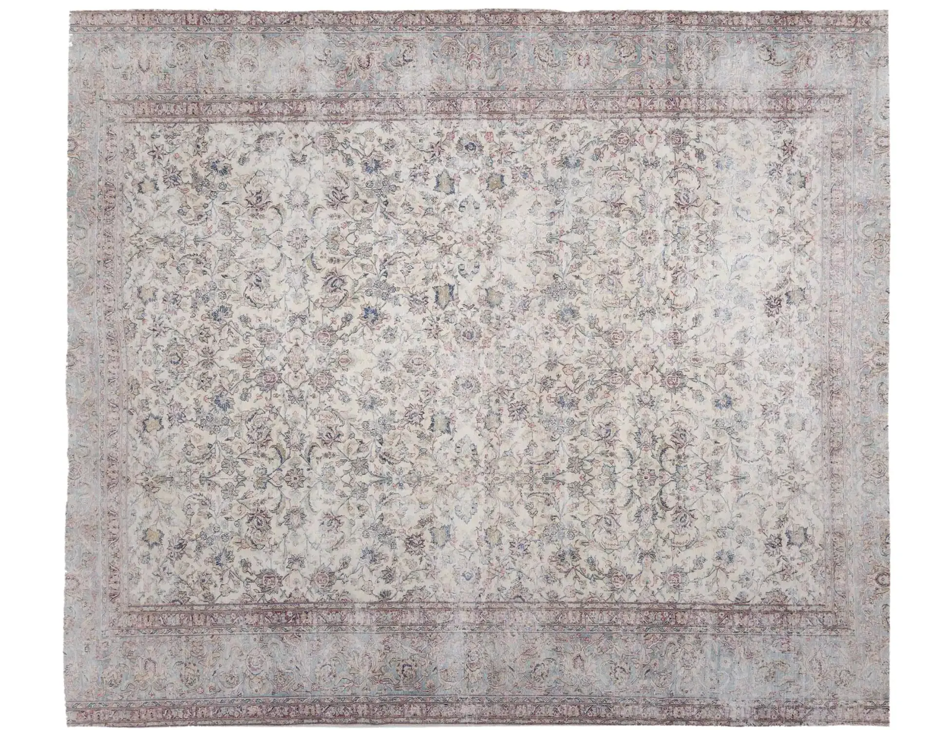 Grau text_origin_4 Persischer Vintage Teppich 350 x 300 cm