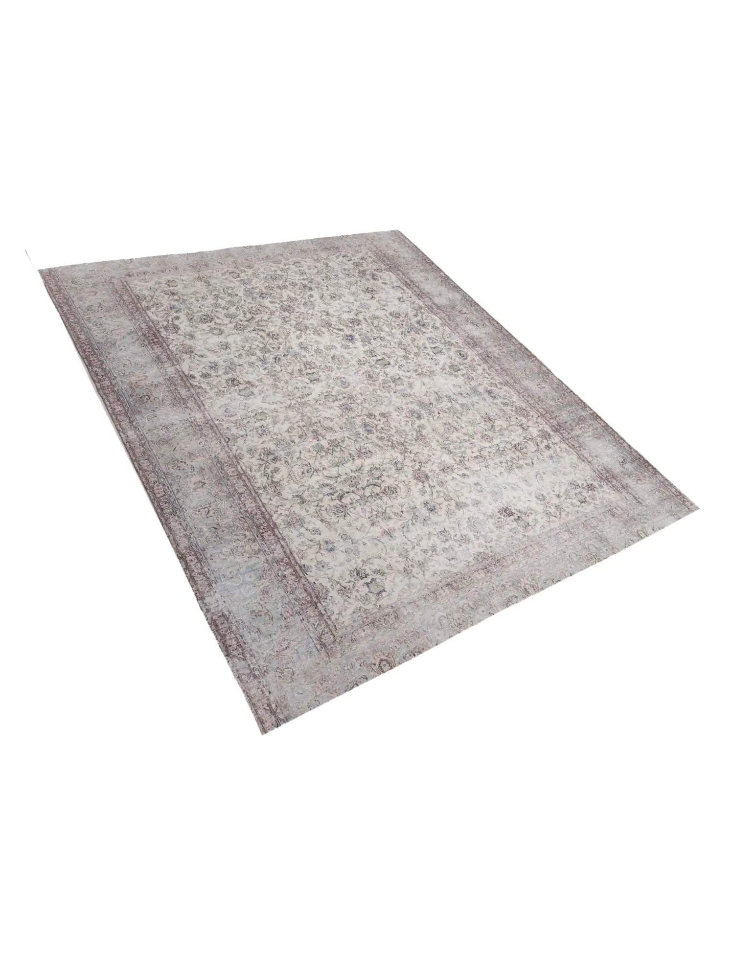 Grau text_origin_4 Persischer Vintage Teppich 350 x 300 cm - Einzigartiger handgefertigter Teppich