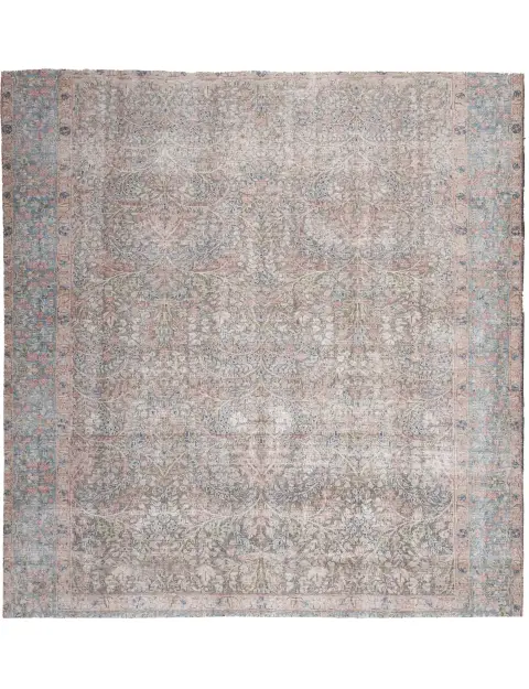Multicolore Pakistan Tappeto vintage persiano 209 x 209 cm