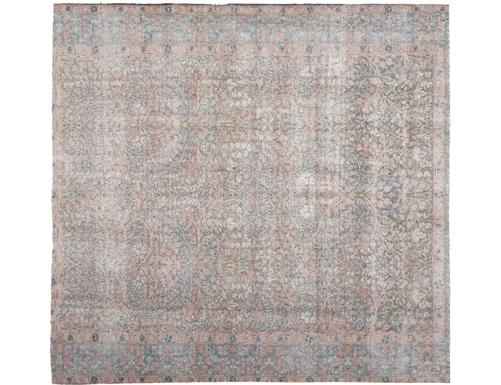 Mehrfarbig text_origin_4 Persischer Vintage Teppich 209 x 209 cm
