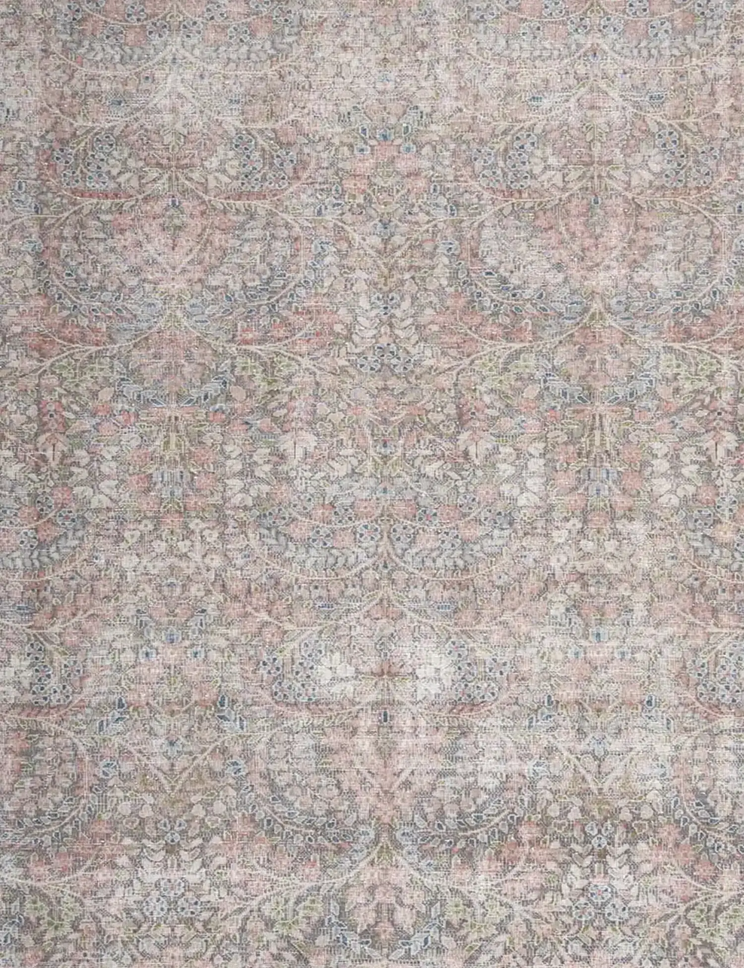 Mehrfarbig text_origin_4 Persischer Vintage Teppich 209 x 209 cm - Einzigartiger handgefertigter Teppich