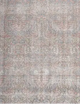 Mehrfarbig Pakistan Persischer Vintage Teppich 209 x 209 cm - view 3