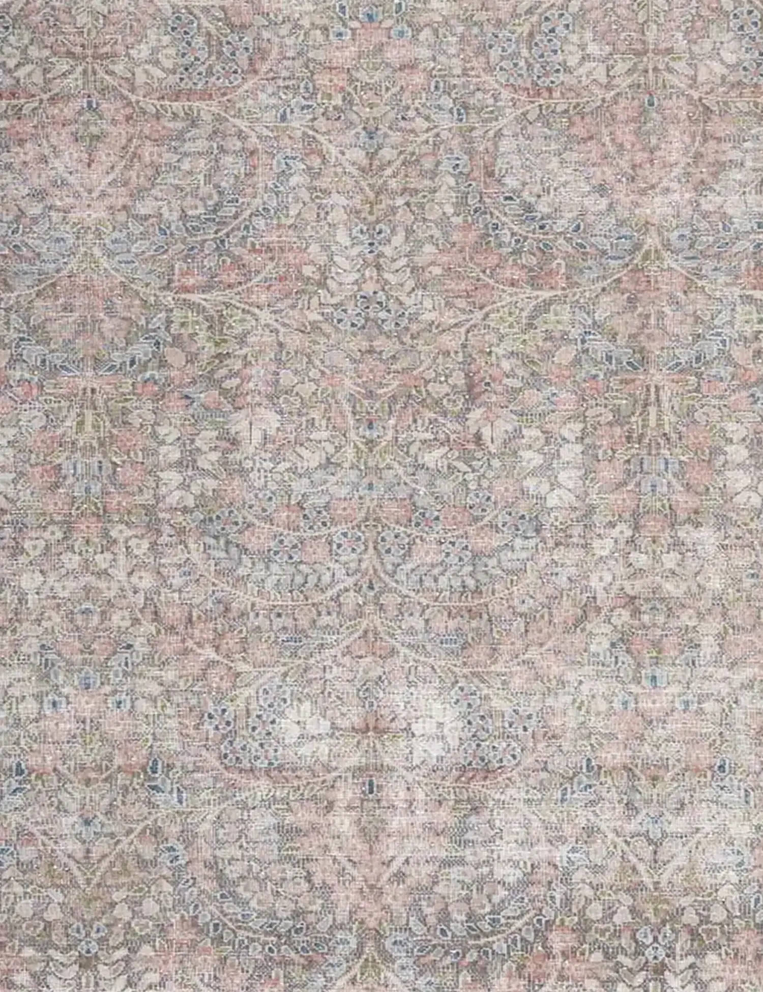 Mehrfarbig text_origin_4 Persischer Vintage Teppich 209 x 209 cm - Einzigartiger handgefertigter Teppich