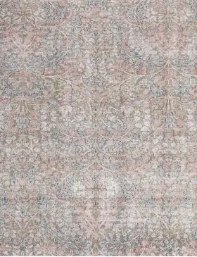 Flerfärgad Pakistan Persisk vintage matta 209 x 209 cm - view 3