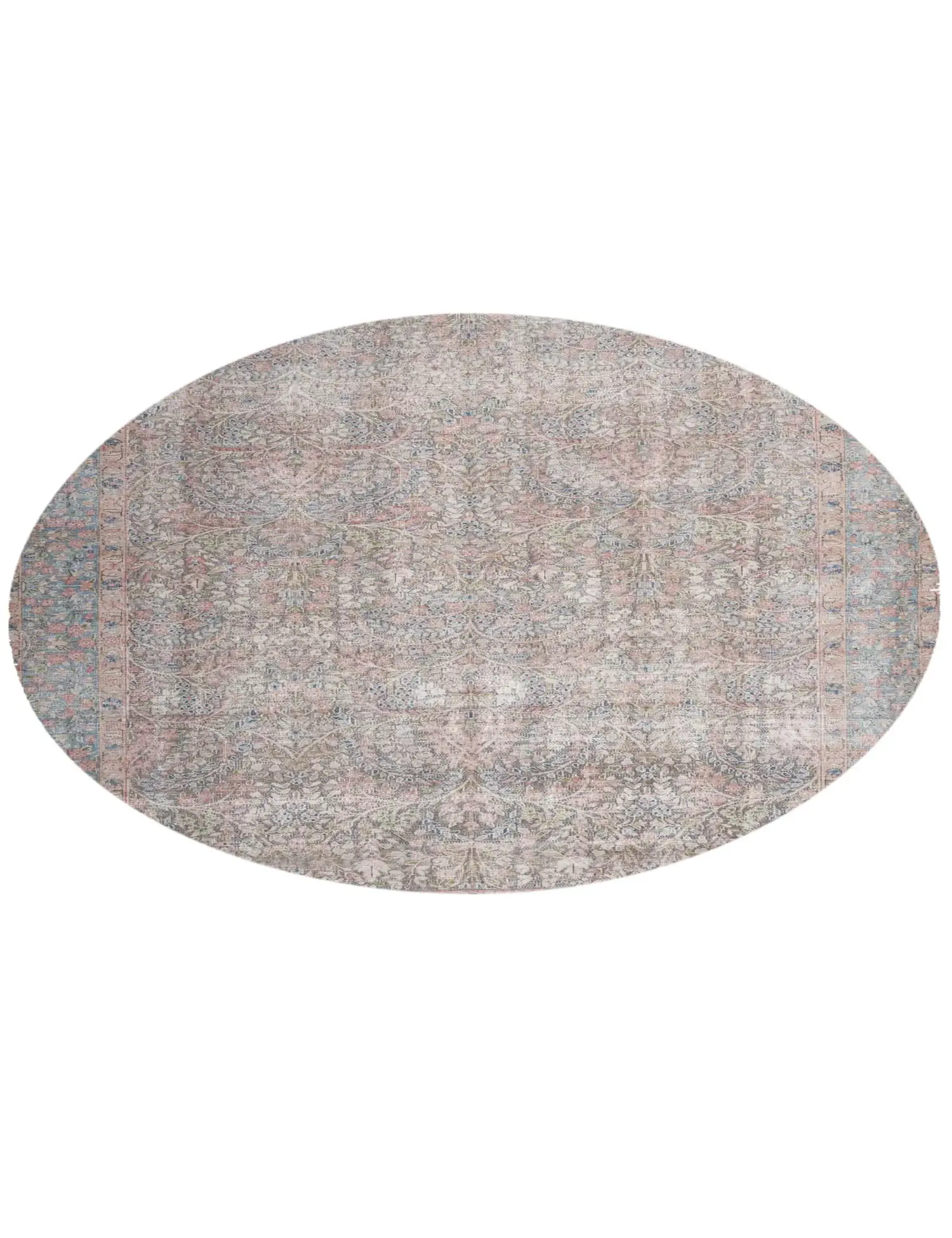Mehrfarbig text_origin_4 Persischer Vintage Teppich 209 x 209 cm - Einzigartiger handgefertigter Teppich