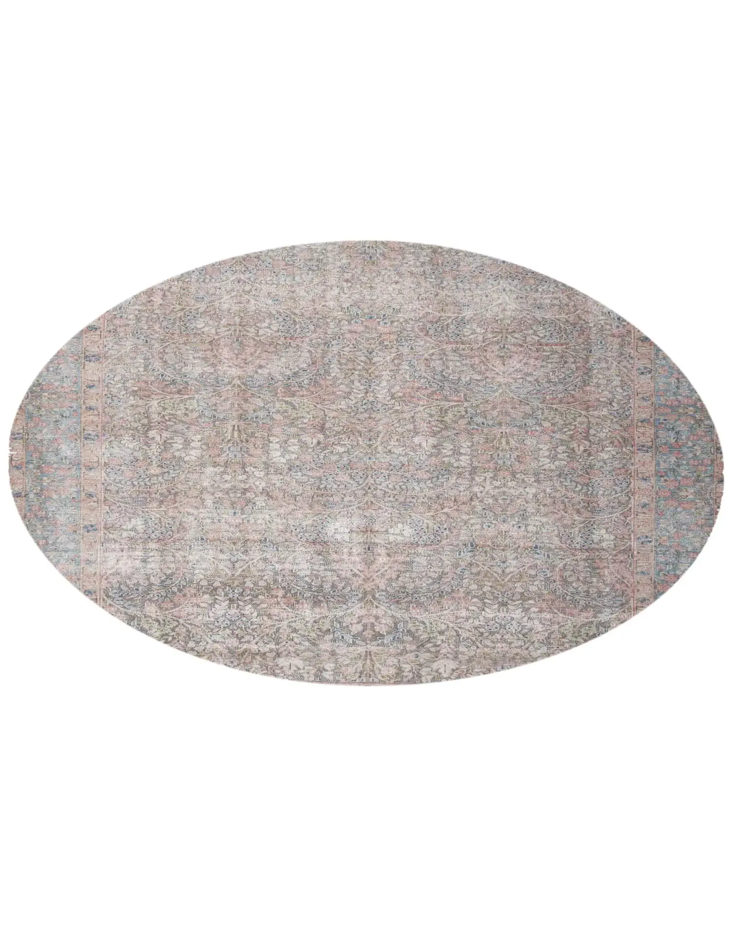 Mehrfarbig text_origin_4 Persischer Vintage Teppich 209 x 209 cm - Einzigartiger handgefertigter Teppich