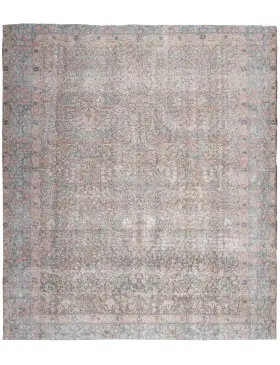 Multifarvet Pakistan Persisk Vintagetæppe 250 x 209 cm